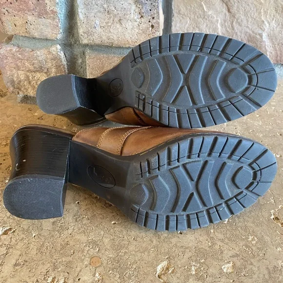BOC Brown Leather Mules Women Sz 9 - Picture 3 of 5